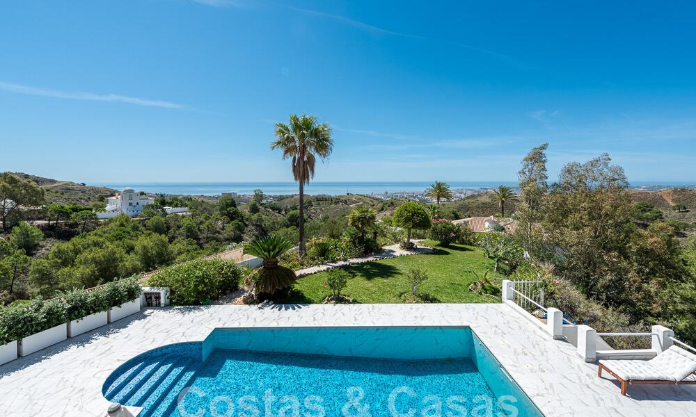 Spaanse luxevilla te koop met weids zeezicht in de heuvels van Mijas, Costa del Sol 54658