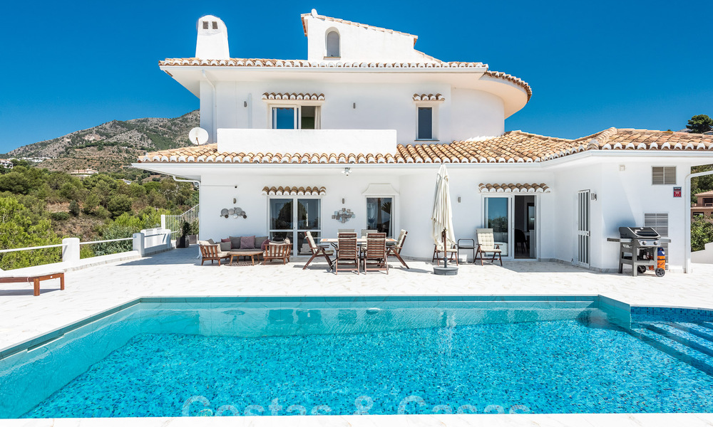 Spaanse luxevilla te koop met weids zeezicht in de heuvels van Mijas, Costa del Sol 54681