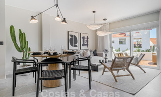 Luxueus gerenoveerd appartement met 4 slaapkamers te koop in het prestigieuze Nueva Andalucia, Marbella 54690 