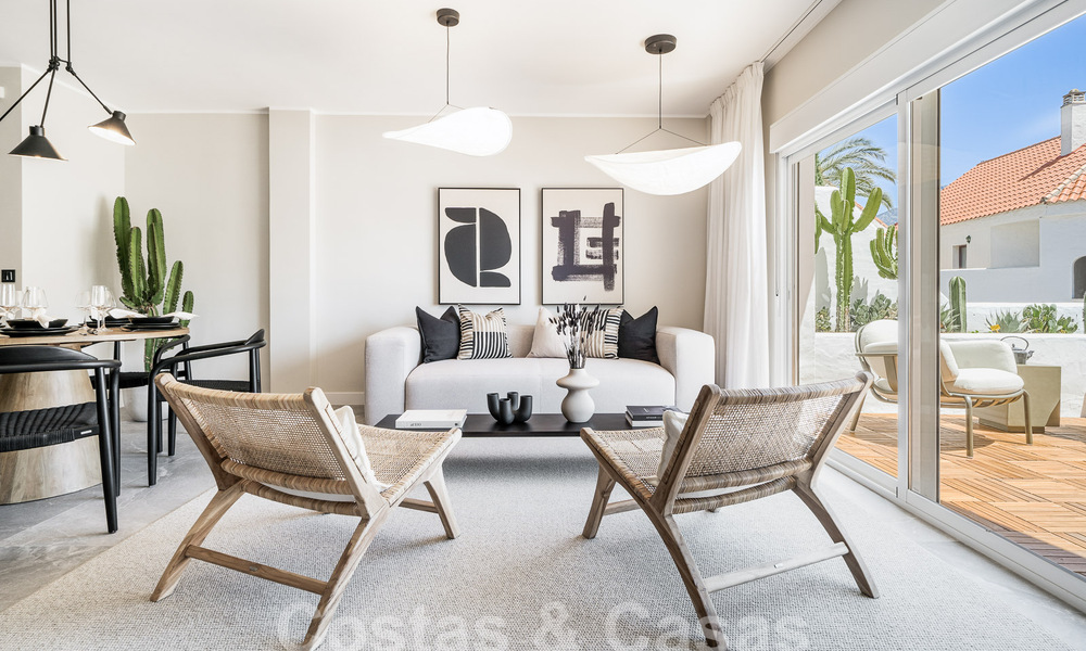 Luxueus gerenoveerd appartement met 4 slaapkamers te koop in het prestigieuze Nueva Andalucia, Marbella 54693