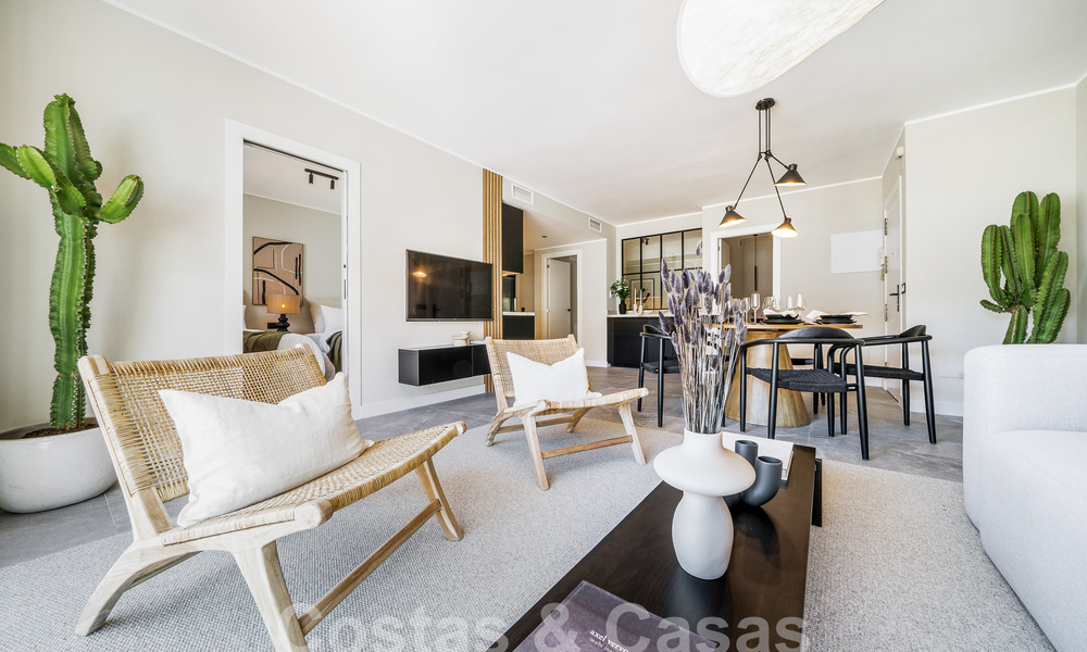 Luxueus gerenoveerd appartement met 4 slaapkamers te koop in het prestigieuze Nueva Andalucia, Marbella 54697
