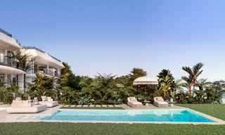 Exclusief project met 4 half-vrijstaande luxevilla’s te koop, eerstelijnsstrand, in Oost Marbella. Laatste villa, hoge korting! 53345 