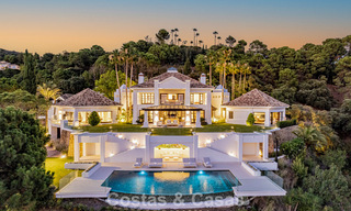 Boutique villa in resortstijl te koop met open zeezicht, genesteld in het weelderig groen van het exclusieve La Zagaleta golfresort, Marbella - Benahavis 54110 