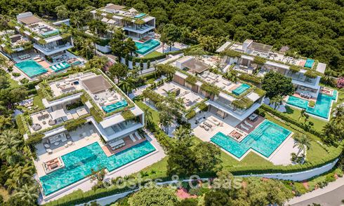 Exclusief project met 5 avant-garde designervilla’s te koop met panoramisch zeezicht in Cascada de Camojan, Marbella 54045
