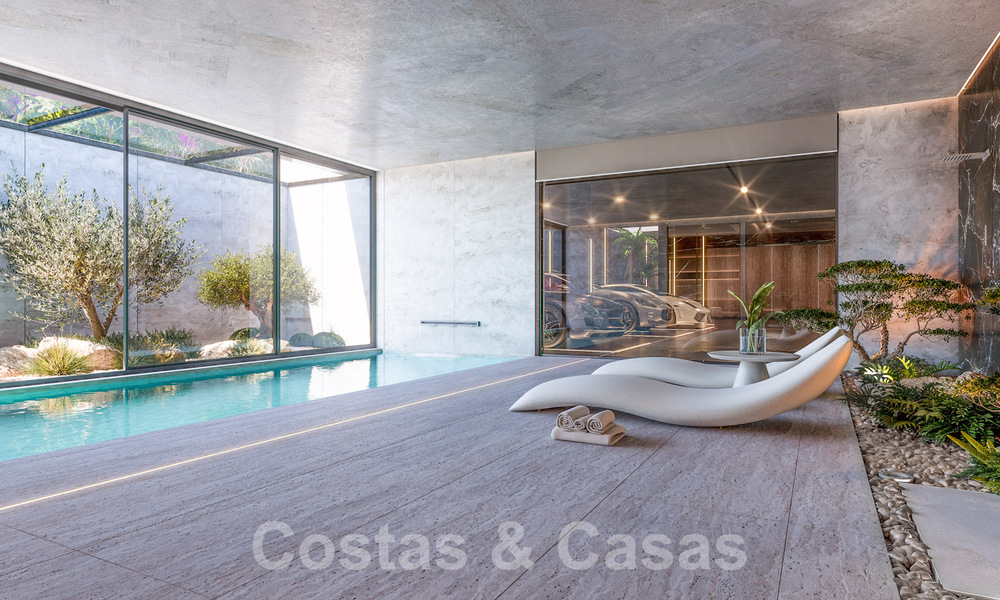 Exclusief project met 5 avant-garde designervilla’s te koop met panoramisch zeezicht in Cascada de Camojan, Marbella 58233