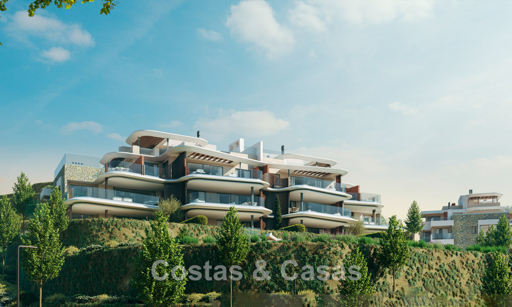 Nieuw op de markt! Luxueuze appartementen met innovatief ontwerp te koop in een groot natuur- en golfresort in Marbella - Benahavis 54737