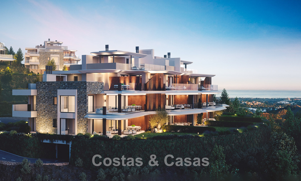 Luxueuze appartementen met innovatief ontwerp te koop in een groot natuur- en golfresort in Marbella - Benahavis 54742