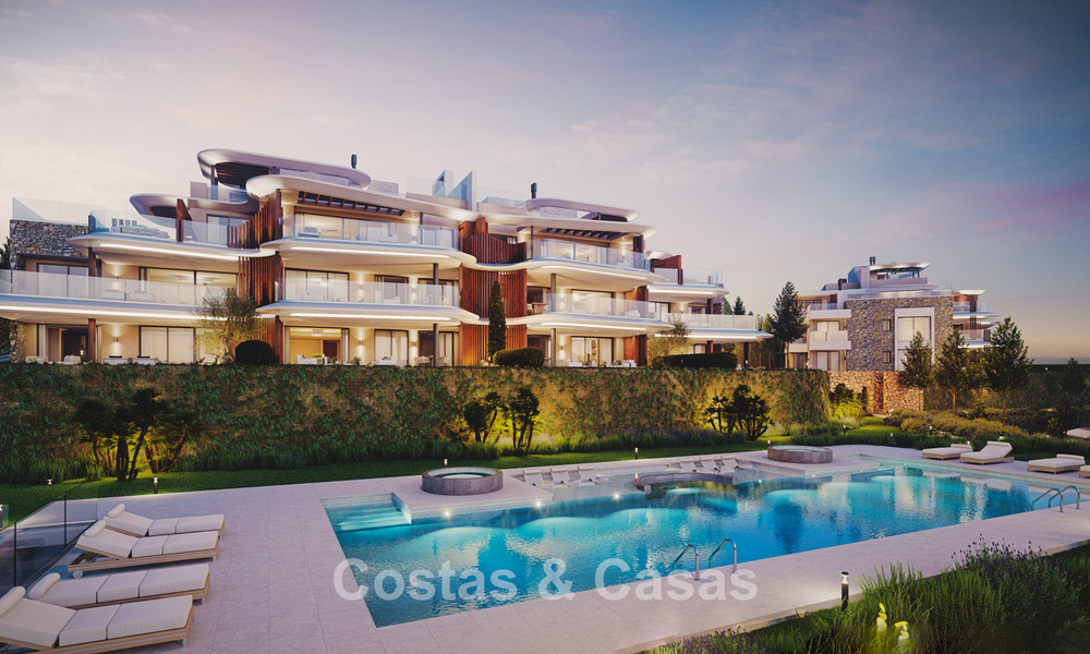 Nieuw op de markt! Luxueuze appartementen met innovatief ontwerp te koop in een groot natuur- en golfresort in Marbella - Benahavis 54744