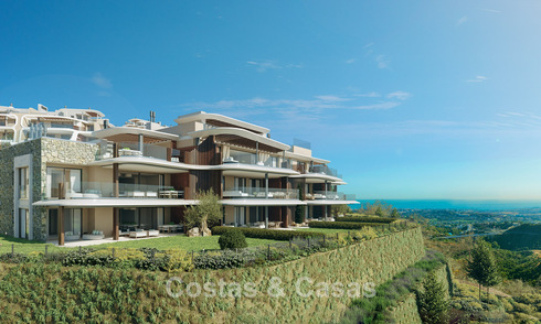 Nieuw op de markt! Luxueuze appartementen met innovatief ontwerp te koop in een groot natuur- en golfresort in Marbella - Benahavis 54746