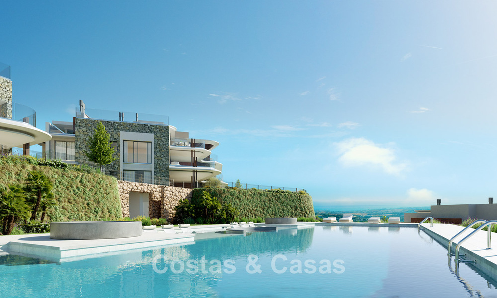 Luxueuze appartementen met innovatief ontwerp te koop in een groot natuur- en golfresort in Marbella - Benahavis 54749