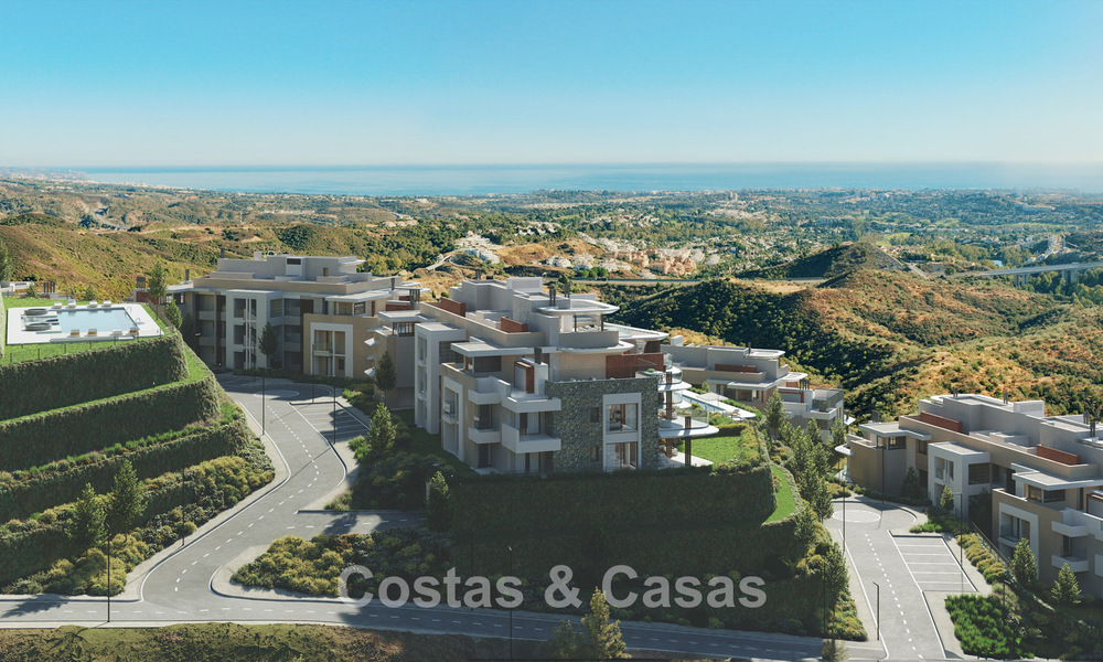 Nieuw op de markt! Luxueuze appartementen met innovatief ontwerp te koop in een groot natuur- en golfresort in Marbella - Benahavis 54750