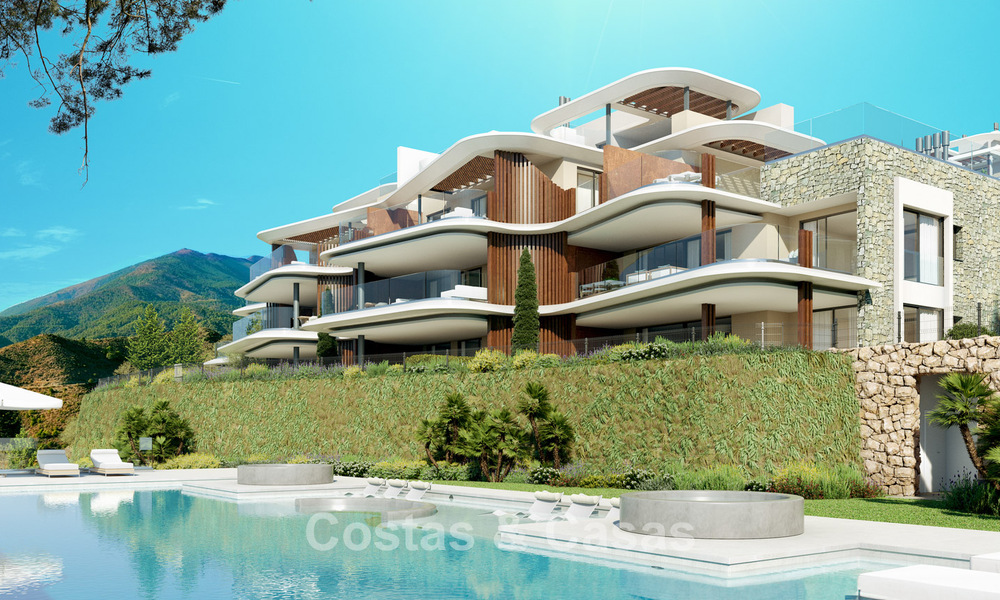 Luxueuze appartementen met innovatief ontwerp te koop in een groot natuur- en golfresort in Marbella - Benahavis 54752