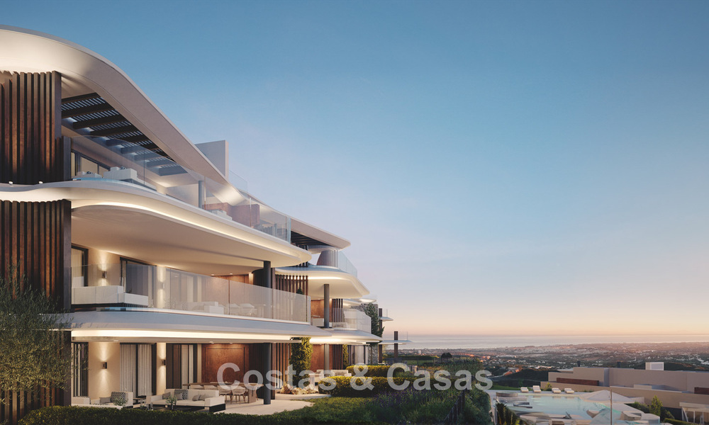 Luxueuze appartementen met innovatief ontwerp te koop in een groot natuur- en golfresort in Marbella - Benahavis 54755