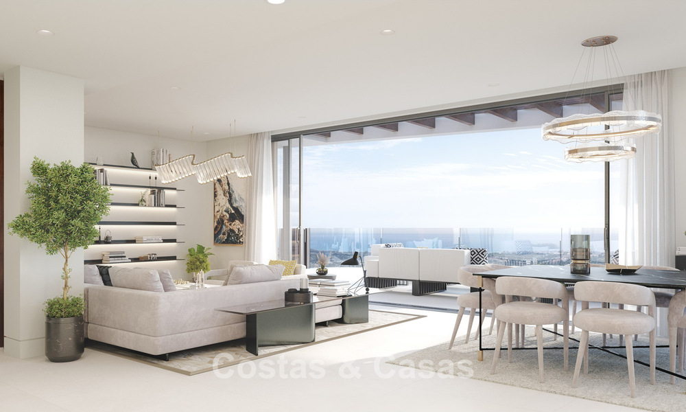 Luxueuze appartementen met innovatief ontwerp te koop in een groot natuur- en golfresort in Marbella - Benahavis 54757