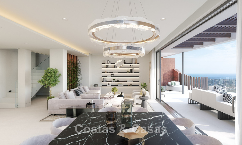 Nieuw op de markt! Luxueuze appartementen met innovatief ontwerp te koop in een groot natuur- en golfresort in Marbella - Benahavis 54758