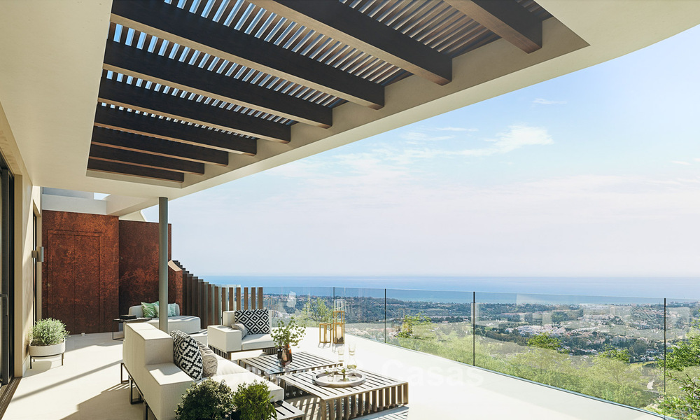 Luxueuze appartementen met innovatief ontwerp te koop in een groot natuur- en golfresort in Marbella - Benahavis 54777