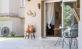 Statige luxe mansion in Andalusische stijl met zeezicht in de golfvallei van Nueva Andalucia, Marbella 55698 