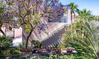 Statige luxe mansion in Andalusische stijl met zeezicht in de golfvallei van Nueva Andalucia, Marbella 55714 