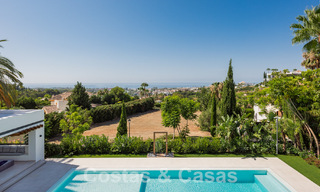 Nieuwe, modernistische designervilla te koop met uitzicht op de golfbaan in een golfresort, Marbella - Benahavis 55488 