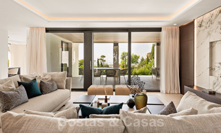 Nieuwe, modernistische designervilla te koop met uitzicht op de golfbaan in een golfresort, Marbella - Benahavis 55496 
