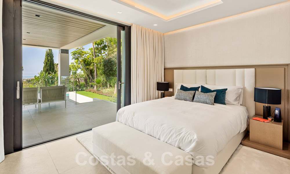 Nieuwe, modernistische designervilla te koop met uitzicht op de golfbaan in een golfresort, Marbella - Benahavis 55497