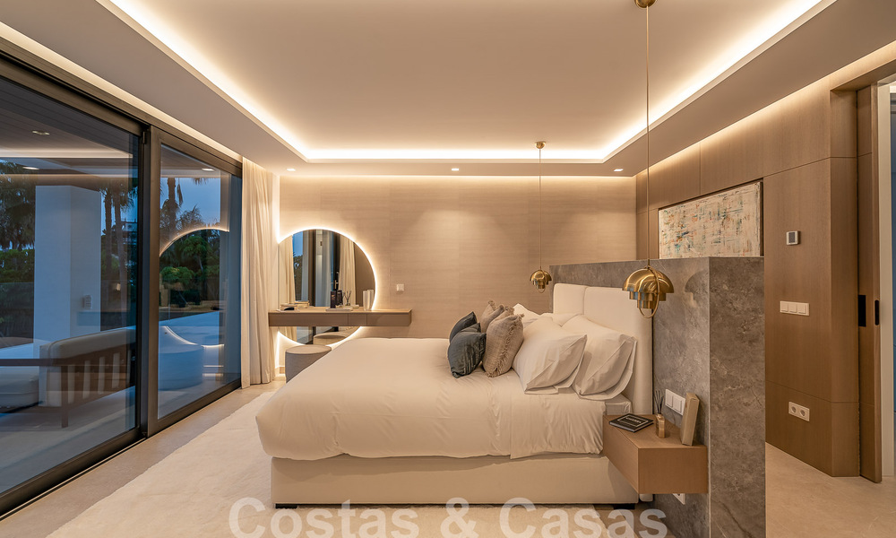 Nieuwe, modernistische designervilla te koop met uitzicht op de golfbaan in een golfresort, Marbella - Benahavis 55519