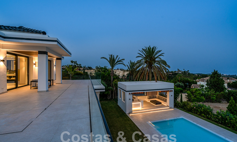 Nieuwe, modernistische designervilla te koop met uitzicht op de golfbaan in een golfresort, Marbella - Benahavis 55525