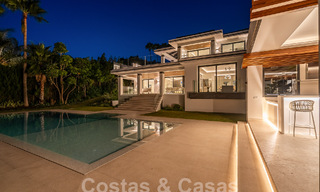 Nieuwe, modernistische designervilla te koop met uitzicht op de golfbaan in een golfresort, Marbella - Benahavis 55549 