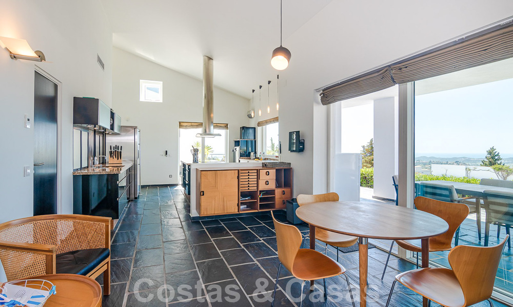 Ruime luxevilla te koop met panoramisch zeezicht op een groot perceel in Mijas, Costa del Sol 55594