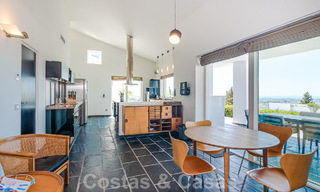 Ruime luxevilla te koop met panoramisch zeezicht op een groot perceel in Mijas, Costa del Sol 55594 