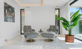 Nieuwe, modernistische designervilla te koop met prachtig zeezicht in vijfsterren golfresort te Marbella - Benahavis 55872 