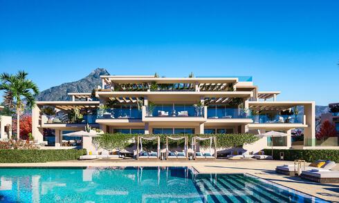 Nieuw op de markt! Luxueuze appartementen te koop in een exclusief, duurzaam complex op de Golden Mile van Marbella 55976