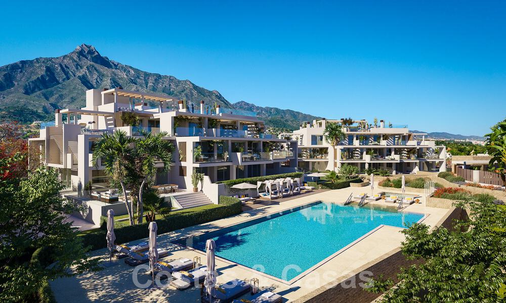 Nieuw op de markt! Luxueuze appartementen te koop in een exclusief, duurzaam complex op de Golden Mile van Marbella 55977