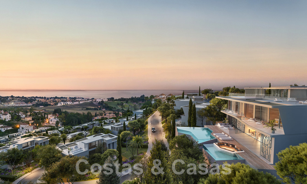 Nieuwe, architectonische luxevilla’s te koop geïnspireerd door Lamborghini i/e gated resort i/d heuvels van Marbella - Benahavis 55897
