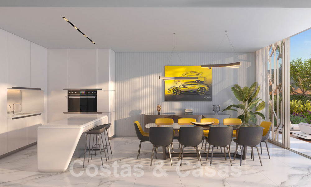 Nieuwe, architectonische luxevilla’s te koop geïnspireerd door Lamborghini i/e gated resort i/d heuvels van Marbella - Benahavis 55904