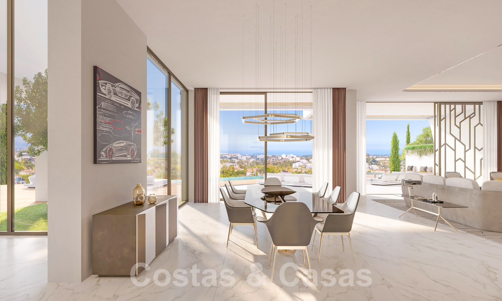 Nieuwe, architectonische luxevilla’s te koop geïnspireerd door Lamborghini i/e gated resort i/d heuvels van Marbella - Benahavis 55918
