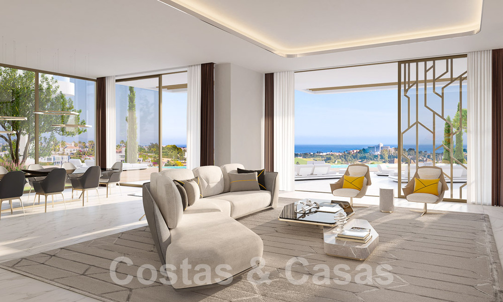 Nieuwe, architectonische luxevilla’s te koop geïnspireerd door Lamborghini i/e gated resort i/d heuvels van Marbella - Benahavis 55919