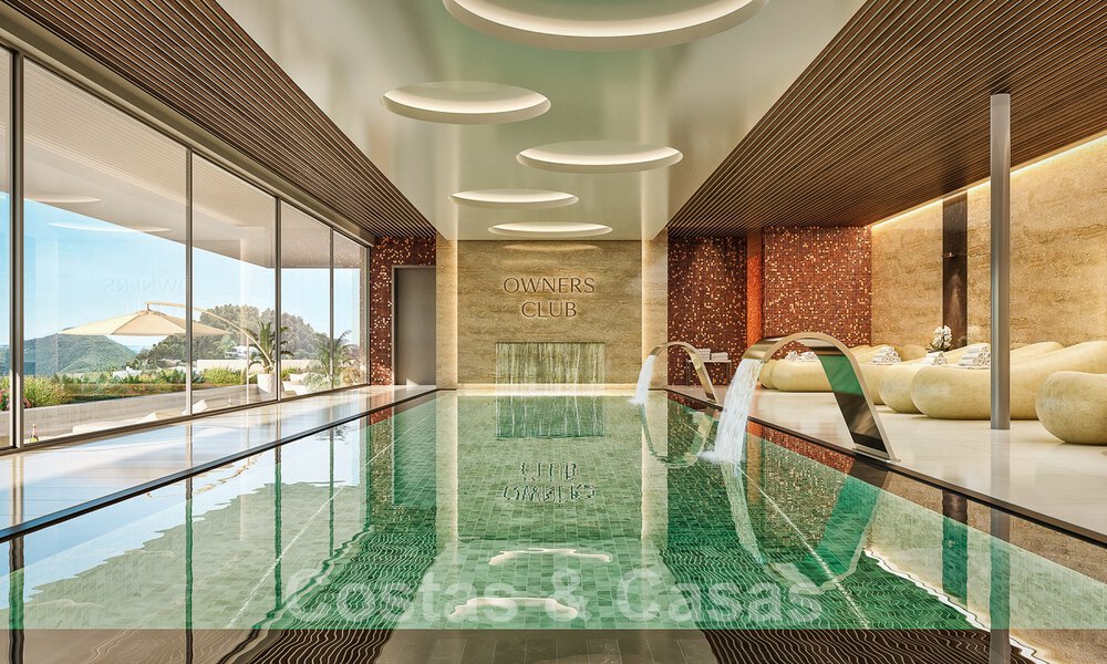Moderne, eigentijdse luxe nieuwbouwappartementen met zeezicht te koop, op korte rijafstand van Marbella stad 55402