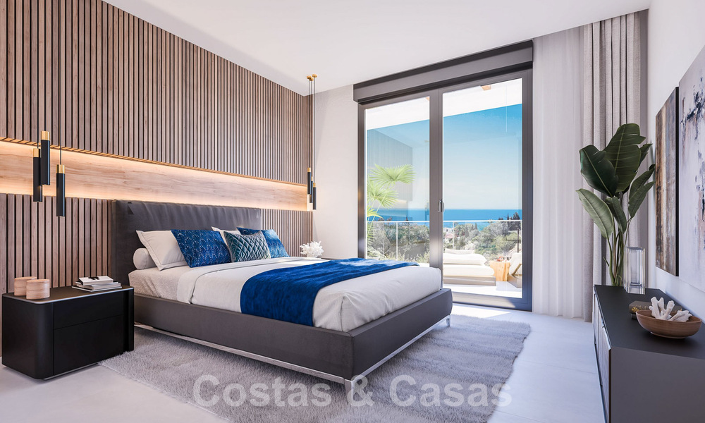 Nieuwe passiefbouw appartementen in een 5-sterren boutique resort te koop in Marbella met schitterend zeezicht en privézwembad 55404