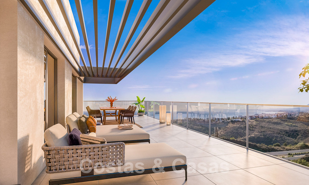 Nieuwe passiefbouw appartementen in een 5-sterren boutique resort te koop in Marbella met schitterend zeezicht en privézwembad 55411