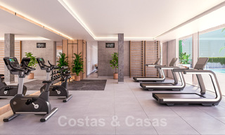 Nieuwe passiefbouw appartementen in een 5-sterren boutique resort te koop in Marbella met schitterend zeezicht en privézwembad 55412 