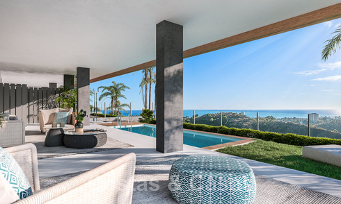 Nieuwe passiefbouw appartementen in een 5-sterren boutique resort te koop in Marbella met schitterend zeezicht en privézwembad 55415