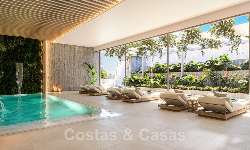 Nieuwe passiefbouw appartementen in een 5-sterren boutique resort te koop in Marbella met schitterend zeezicht en privézwembad 55422