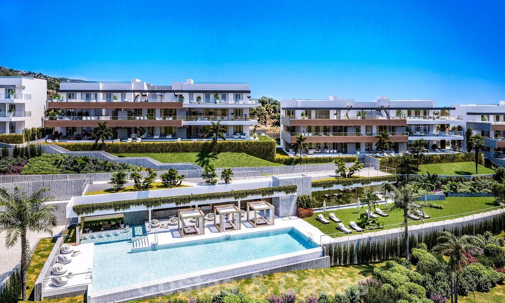 Nieuwe passiefbouw appartementen in een 5-sterren boutique resort te koop in Marbella met schitterend zeezicht en privézwembad 55424