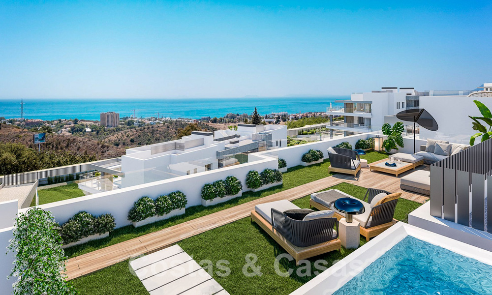 Nieuwe moderne appartementen in een 5-sterren boutique resort te koop in Marbella met prachtig uitzicht op zee 55425