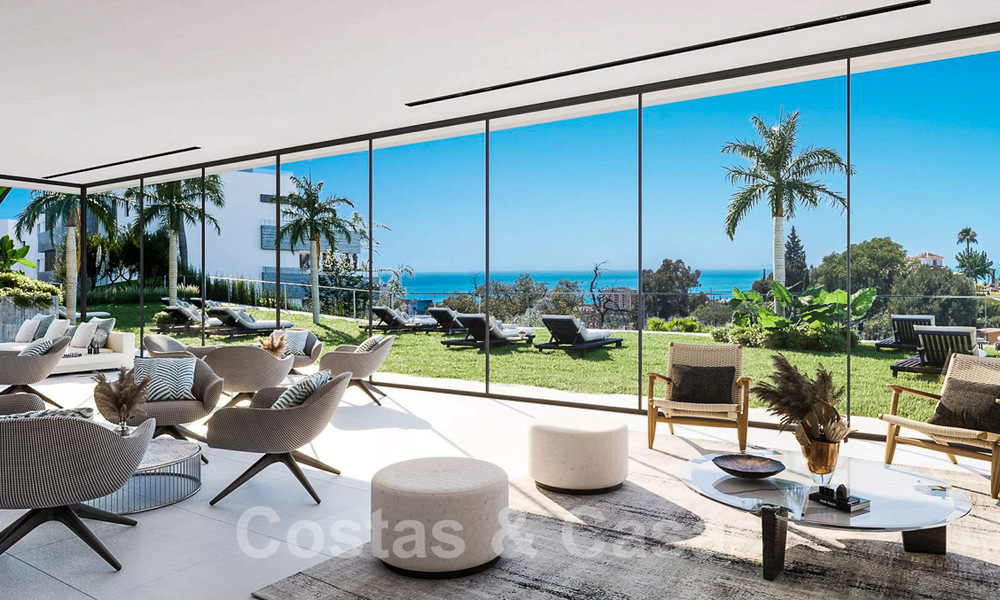 Nieuwe moderne appartementen in een 5-sterren boutique resort te koop in Marbella met prachtig uitzicht op zee 55426