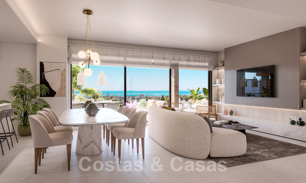 Nieuwe moderne appartementen in een 5-sterren boutique resort te koop in Marbella met prachtig uitzicht op zee 55428