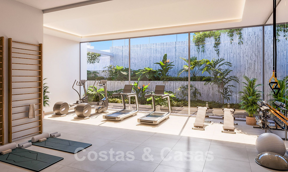 Nieuwe passiefbouw appartementen in een 5-sterren boutique resort te koop in Marbella met schitterend zeezicht en privézwembad 55429