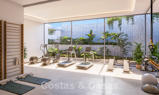 Nieuwe passiefbouw appartementen in een 5-sterren boutique resort te koop in Marbella met schitterend zeezicht en privézwembad 55429 