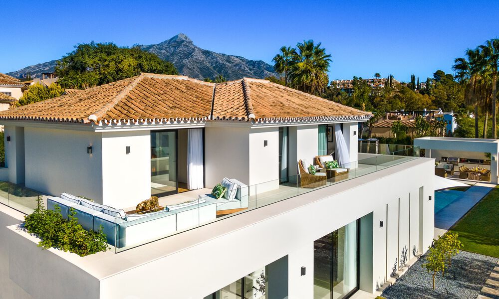 Eersteklas gerenoveerde villa in moderne stijl te koop in het hartje van Nueva Andalucia’ golfvallei, Marbella 56046